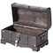 Vintiquewise Small Pirate Style Wooden Treasure Chest with Small Vintage Padlock and Key QI003026.LK - alternate 1